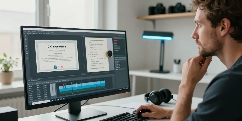 formation monteur vidéo à distance